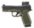 Ruger RXM 9mm Luger, 4" Barrel, 15+1, Black / OD Green