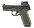 Ruger RXM 9mm, 4" Barrel, 17+1, Black/OD Green