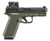Ruger RXM 9mm, 4" Barrel, 17+1, Black / OD Green