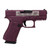 Glock 43X MOS 9mm Luger, 3.41" Barrel, 10+1, Black Cherry / Black nDLC 