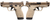 SMITH & WESSON PC BODYGUARD 2.0 CARRY COMP TWO TONE TAN 380ACP PISTOL 3.1" M.S 1-10RD, 1-12RD MAG