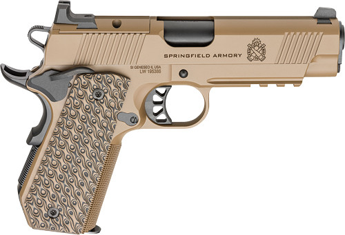 SPRINGFIELD 1911 TRP 9MM AOS 4.25" 9RD COYOTE BROWN