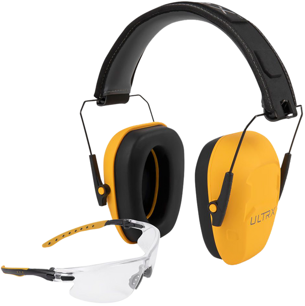 Allen 4156 Shield Ear & Eye Protection Combo 23 dB Yellow