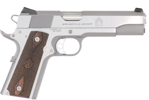 SPRINGFIELD 1911 GARRISON 5" 45ACP 7RD SS/LAMINATE GRIPS