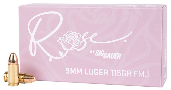 SIG AMMO 9MM 115GR ELITE BALL ROSE FMJ 50/20