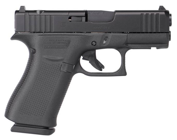 G43X 9MM BLK 3.39" MOS RAIL9mm
