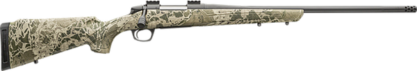 CVA CR3999 Cascade XT Full Size 7mm PRC 4+1 24" Graphite Black Cerakote Steel Threaded Barrel, Realtree Hillside Adj w/Soft Touch Synthetic Stock