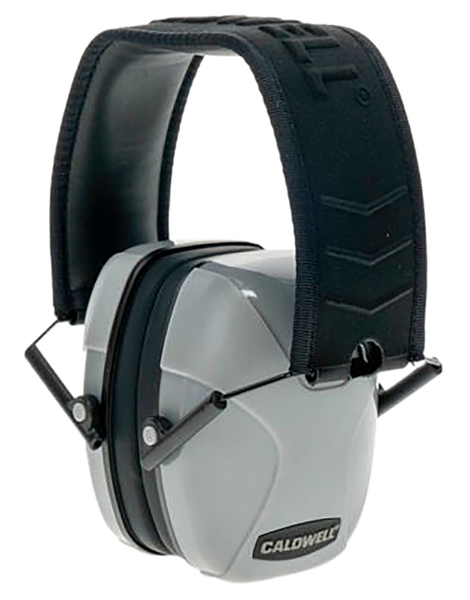 Caldwell 1103305 Passive Low-Profile Muff 24 dB Over the Head Gray/Black Adult