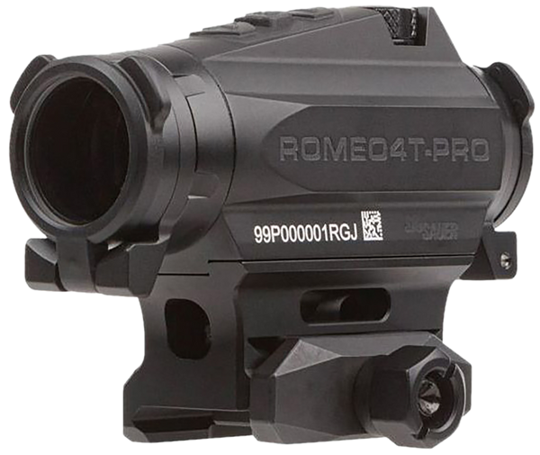 Sig Sauer Electro-Optics SOR44101 Romeo4T Pro Black 1 x 20 mm 2 MOA Red Quad Ballistic Dot/65 MOA Circle