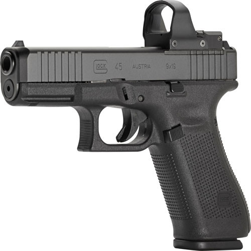 GLOCK 45 MOS 9MM FIXED SIGHT 10-SHOT W/FRONT SERRATIONS