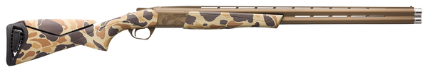 Browning 018725305 Cynergy Wicked Wing 12 Gauge with 26" Barrel, 3.5" Chamber, 2rd Capacity, Burnt Bronze Cerakote Metal Finish & Vintage Tan Camo with Adjustable Comb Stock Right Hand (Full Size)