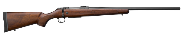 CZ-USA 07723 CZ 600 American ST3 300 Win Mag 3+1 24" Threaded, Black Barrel/Rec, Walnut Stock, Adj. Trigger