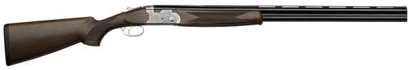 Beretta USA J686FM8 686 Silver Pigeon I 28 Gauge 2.75" 2rd 28" Blued Barrel, Nickel Engraved Metal Finish & Oiled Walnut Fixed Checkered Stock