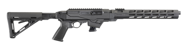 Ruger 19126 PC Carbine *State Compliant 9mm Luger 10+1 16.12" Fluted Barrel, Type III Hard Coat Anodized Aluminum Alloy Receiver, Fixed Magpul MOE Stock, M-Lok Accessory Slots, Optics Ready