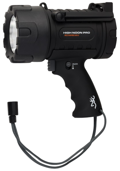 Browning 3717775 High Noon Pro USB Black 110-1400 Lumens White LED Polymer
