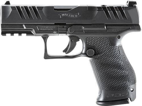 WALTHER PDP COMPACT 9MM 4" FS 15-SHOT BLACK POLYMER FRAME