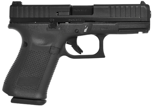Glock UA4450101 G44 Gen5 Compact 22 LR 10+1 4.02" Black GMB Barrel, Matte Black Serrated Slide, Black Polymer Frame w/Picatinny Rail, Black Textured w/Interchangeable Backstrap Grip, Ambidextrous