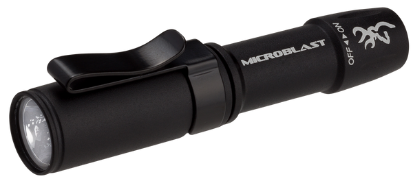 Browning 3712114 Microblast AAA Flashlight  Black 72 Lumens White Nichia LED