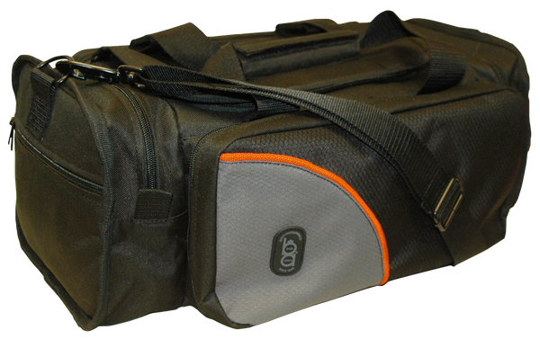 Bob Allen BA450 Club  Black/Gray Ripstop Nylon Holds 2 Handguns