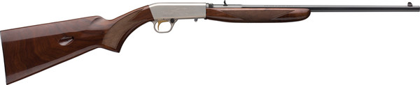 BROWNING SA 22 GRADE 2 OCTAGON 22LR 19.4" SATIN NICKEL WALNUT