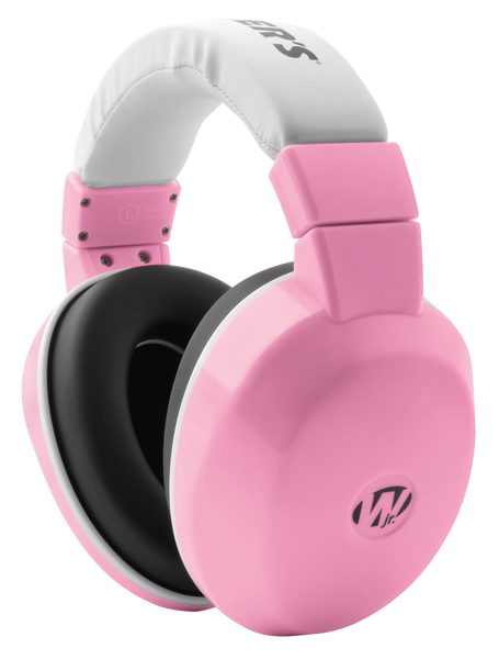 Walker's GWPINFMPK Infant Passive Muff 23 dB Over the Head Pink/White Plastic
