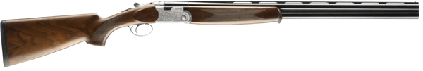 Beretta USA J686F1228 686 Silver Pigeon I 12 Gauge 3" 2rd 28" Blued Over/Under Vent Rib Barrel,  Silver Engraved Receiver, Fixed Grade II Walnut Wood Stock, Right Hand