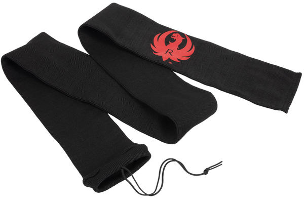 Ruger 13401 Gun Sock  52" Rifle Or Shotgun, Black Knit With Ruger Logo