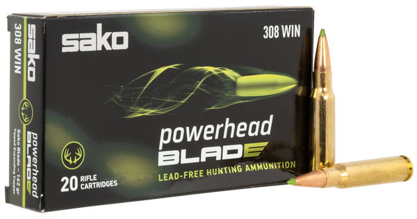 SAKO (TIKKA)  PowerHead Blade 308Win 162gr 20 Per Box/10 Case