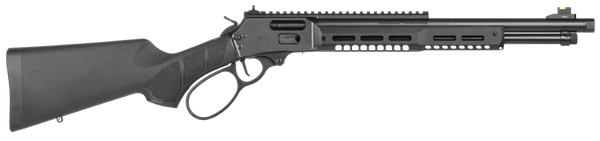 Smith & Wesson 14193 1854 Stealth Hunter 44 Rem Mag 8+1 16.30" Black Armornite Threaded Barrel, Black Anodized Aluminum Receiver w/Picatinny Rail, Fixed w/Textured Grip Panels Black Synthetic Stock