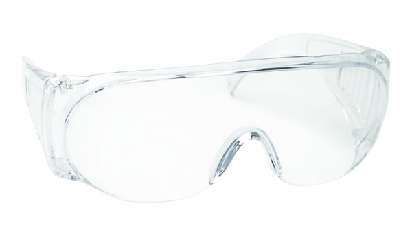 Walker's GWPFCSGLCLR Sport Glasses Full Coverage Adult Clear Lens Polycarbonate Clear Frame