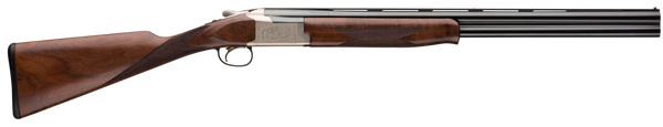 Browning 0180764005 Citori 725 Feather Superlight 12 Gauge 26" Barrel 2.75" 2rd, Blued Barrels, Silver Nitride Finished Engraved Receiver, Black Walnut Straight Grip Stock, Schnabel Forearm
