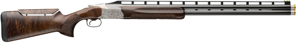 Browning 0183504002 Citori 825 Pro Trap 12 Gauge Break Open 2.75" 2rd 32" Polished Blued Over/Under Vent Rib Barrel, Silver Nitride Stainless Steel Receiver, Adj Comb Gloss Black Walnut Stock