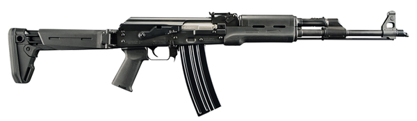 Zastava Arms Usa ZR90556FS ZPAP M90 5.56x45mm NATO 18.25" 30+1, Black, Magpul Furniture, Side Folding Stock, Hogue Handgaurd