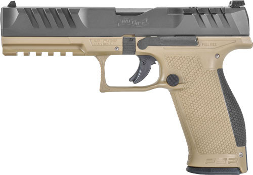 WALTHER PDP OR 9MM 5" 18-SHOT TAN POLYMER FRAME