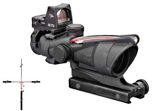 ACOG 4X32 RED BLSTC CRSHR .223