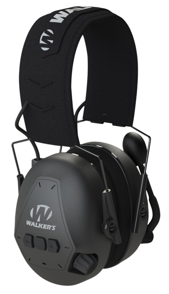 Walker's GWPBTPAS Bluetooth Passive Muff 26 dB Over the Head Black Polymer