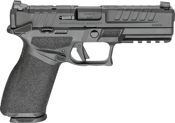 Springfield Armory EC9459BMSU15 Echelon  9mm Luger 15+1 4.50" Black Melonite Steel Barrel, Black Melonite Optic Ready/Serrated Steel Slide, Black Polymer Frame w/Picatinny Rail, 2 Mags