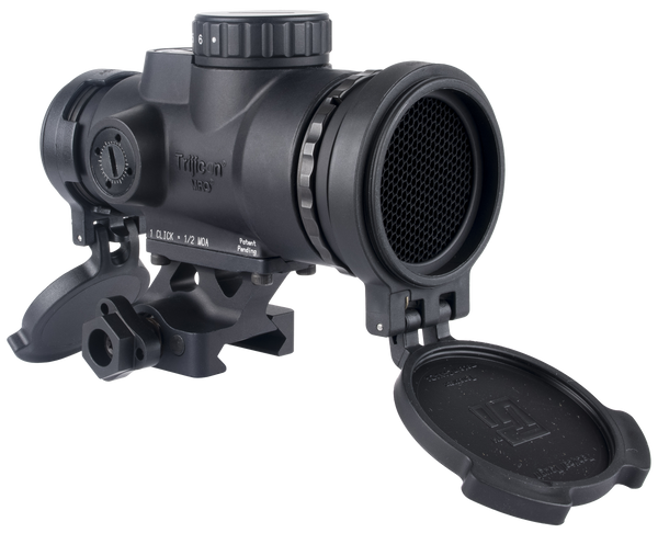 Trijicon 2200355 MRO SD Patrol Black 1x 25mm 2 MOA Red Dot Reticle Full Co-Witness Quick Release Mount W/ Q-LOC Technology