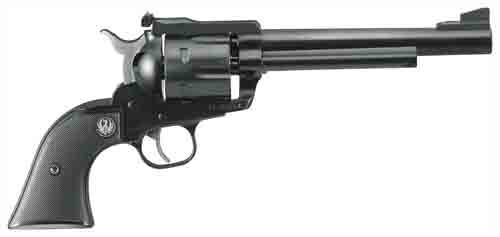 RUGER BLACKHAWK 41MAG 6.5" AS BLUED BLACK CHECKERED SYN