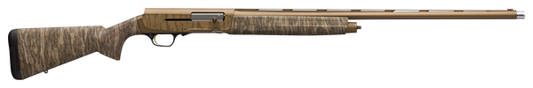 Browning 0118472005 A5 Wicked Wing 12 Gauge with 26" Barrel, 3.5" Chamber, 4+1 Capacity, Burnt Bronze Cerakote Metal Finish & Mossy Oak Bottomland Synthetic Stock Right Hand (Full Size)