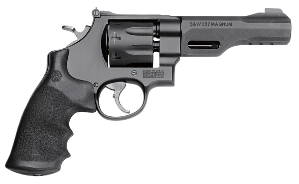 Smith & Wesson 170269 Model 327 Performance Center TRR8 357 Mag or 38 S&W Spl +P Black Stainless Steel 5" Barrel & 8rd  Cylinder, Black Scandium Alloy N-Frame , Black Synthetic Grip , Optics Ready