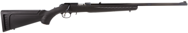 Ruger 8311 American Rimfire  Full Size 17 HMR 9+1 22" Satin Blued Steel Barrel, Drilled & Tapped Receiver, Black Synthetic Adjustable Stock, Right Hand