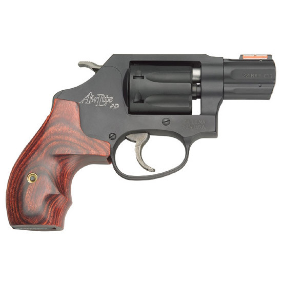 SW 351PD 22MAG 1.875 HI VIZ WOOD GRIP BLK 7RD