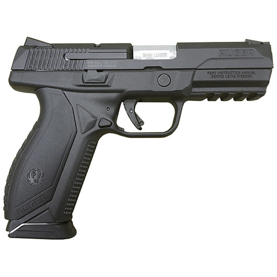 RUG AMERICAN PISTOL 9MM 4.2 BLK SS NOVAK 17RD