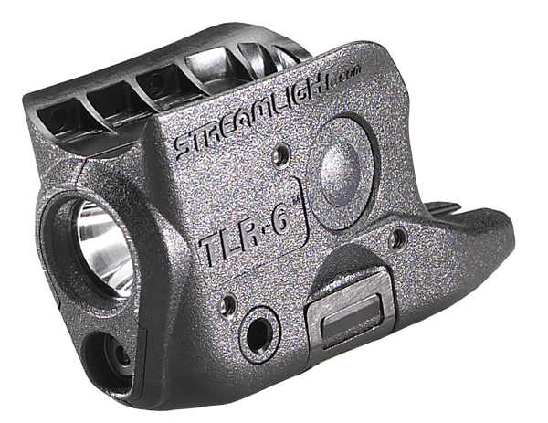 Streamlight 69270 TLR-6 Gun Light  Black 100 Lumens White LED/Red Laser Glock 42/43/43X/48