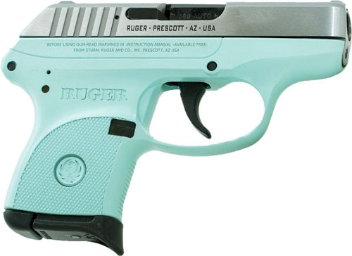 RUGER LCP 380ACP 6-SHOT FS SS/SLIDE TURQUOIS FRM (TALO)
