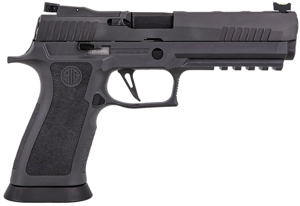 Sig Sauer 320X59LEGIONR2 P320 X-Five Legion 9mm Luger Caliber with 5" Barrel, 17+1 Capacity, Overall Legion Gray Cerakote Finish, Picatinny Rail Frame, Serrated Slide & Legion Gray TXG Grip
