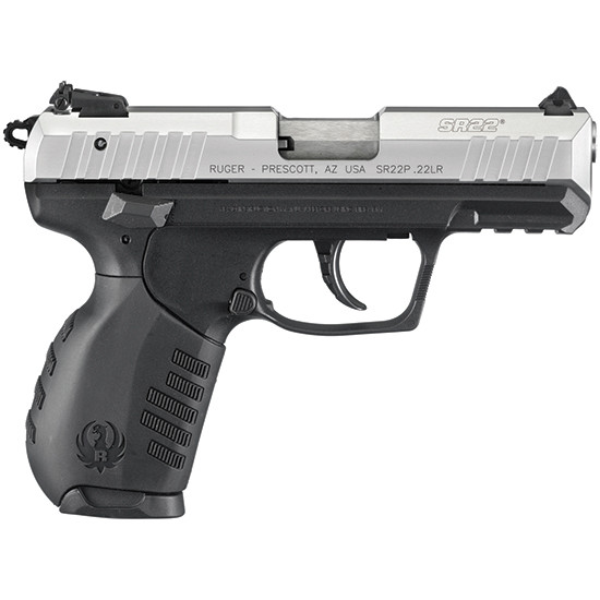 RUG SR22P 22LR 3.5 SILVER ANODIZED 2 10RD