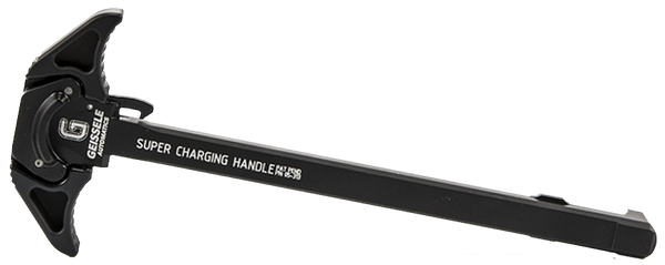 Geissele Automatics 05476B Super  AR-10 Black Black Hardcoat Anodized 7075-T6 Aluminum Ambidextrous Hand