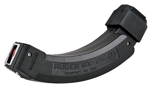 Ruger 90398 BX-25 Value Pack 25rd Magazine Fits Ruger 10/22/SR/American Rimfire/Charger 22LR Black 2 Pack